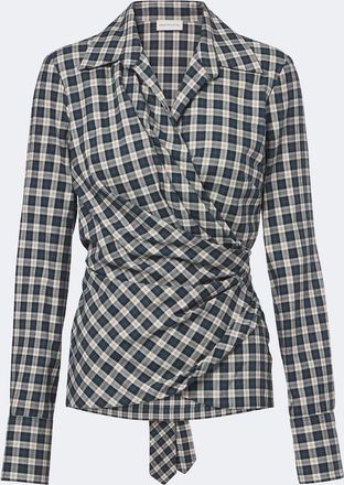 Dries Van Noten Camicia in flanella di cotone a quadri