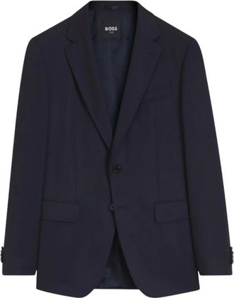 HUGO BOSS Kostuums, Heren, Blauw, 2Xl, Wol, Huge Jas