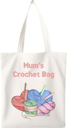 Generic Personalised Full Colour Crochet Bag Tote 37cm x 41cm Reusable
