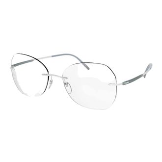 Silhouette Glasses, female, Blue, Size: 55 MM Contour 5540 Sunglasses