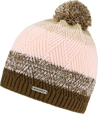 Ziener Skim&uuml;tze ZIENER IXIA-Z hat lady, Damen, rosa (shell pink), Materialmix, M&uuml;tzen Skim&uuml;tze
