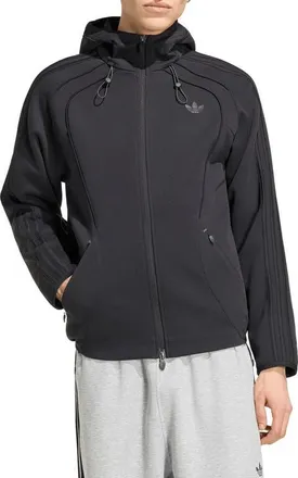 adidas Full Zip Hoodie in Black at Nordstrom, Size Xx-Large