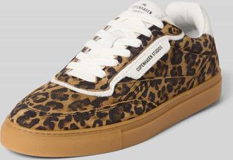 Copenhagen Sneaker aus Leder mit Label-Detail Modell CPH90 in Beige, Größe 36