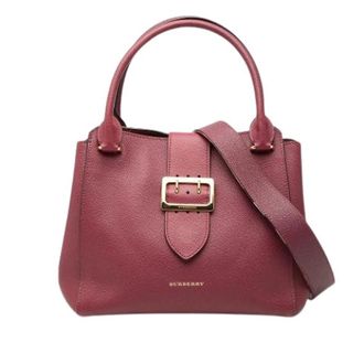 Burberry Pre-owned Satchel - Dames - Vintage Handtas - Rood - ONE Size - Leer - Vintage