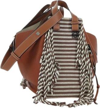 Loewe Pre-owned Shoulder Bags, female, Brown, Size: ONE SIZE Pre-owned Hand Bag