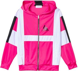Ga&euml;lle Paris Fuchsia Hooded Ritsjas Street Style - Dames - Zomerjassen - Roze - S - Polyester - Jassen