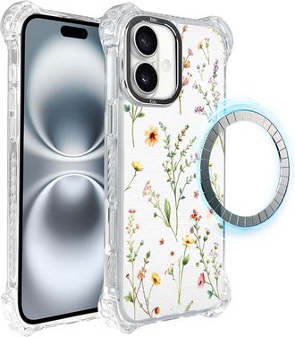 OEM Funda Ibizu Dropguard Ultra Para Iphone 16 Plus Con Magsafe, Dise&ntilde;o Pastel Bloom, Summer Bouquet