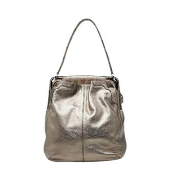 Cartier Pre-owned Marcello Leren Python Schoudertas - Dames - Vintage Schoudertas - Beige - ONE Size - Leer - Vintage