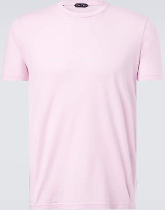 Tom Ford Cotton and silk jersey T-shirt