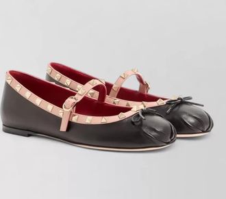 Valentino Garavani leather ballerina flats