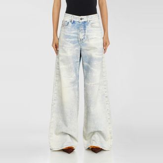 Diesel Relaxed Jeans Low Waist 1996 D-Sire, Light blue, Button fly