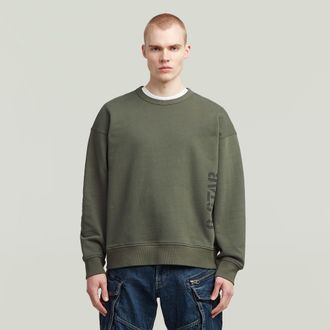G-Star Sprayed 89 Graphic Loose Sweater - Grijs - Heren