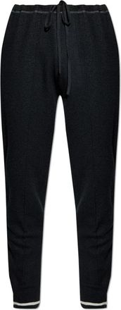 Maison Margiela Wollen broek - Heren - Slim Fit Broeken - Zwart - M - Wol - Broeken