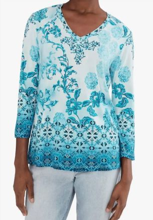 Johnny Was The Jane Favorite Tee In Vitton Floral