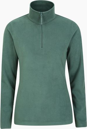 Mountain Warehouse Womens Mountain Warehouse Womens/Ladies Camber II Fleece Top - Green - Size: 18/20
