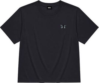 Dalix Butterfly Relaxed Midweight Jersey Tee in Ink Blue at Nordstrom, Size Xx-Large