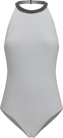 Brunello Cucinelli White Polyamide One-Piece Womens Swimsuit