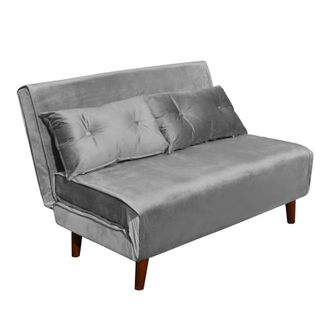 Kosy Koala Double Sofa Bed Sleeper Foldable Portable Pillow Lounge Couch Grey Sofa BedLiving Room Furniture