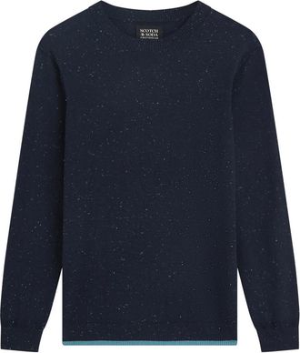 Scotch & Soda Pull - Heren - Ronde hals truien - Blauw - S - Truien & Vesten