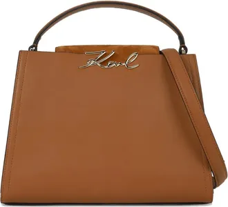Karl Lagerfeld Borsa tote K/Signature - Marrone