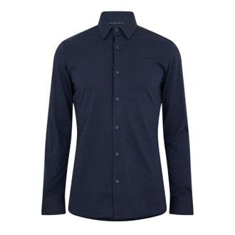 HUGO BOSS Heren Kent Slim Overhemd (Donkerblauw)