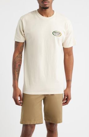 Brixton Rhett Cotton Graphic T-Shirt in Cream at Nordstrom, Size Xx-Large