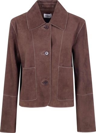 P.A.R.O.S.H. P. A.R. O.S. H. Minuetto Suede Jacket