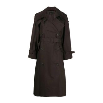 Low Classic LOW Classic, Jassen, Dames, Bruin, L, Katoen, Donkerbruine Klassieke Trenchcoat