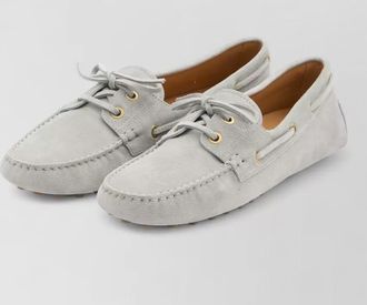 Tod's gommino boat loafers suede sole studs