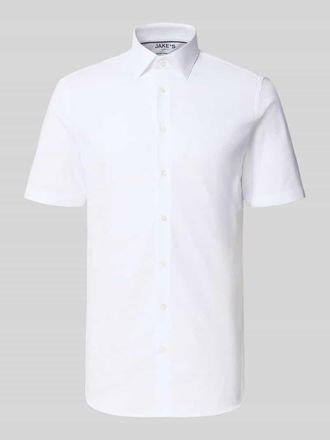 Jake*s Slim Fit Business-Hemd mit Kentkragen in Weiss, Gr&ouml;&szlig;e 37/38