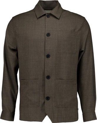 The Goodpeople Jassen, Heren, Bruin, XL, Javi Overshirt