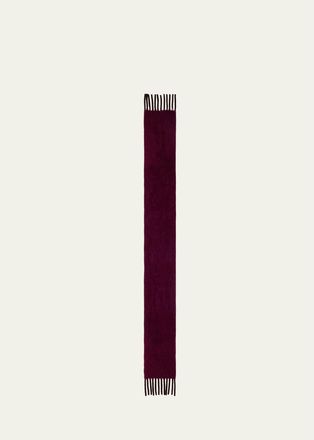 Akris Cloud Cashmere Fringe Scarf, 25 x 10cm