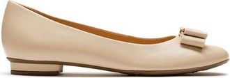 Kazar Dames beige ballerinas - Dames - Ballerinas - Beige - 37 EU - Leer - Schoenen