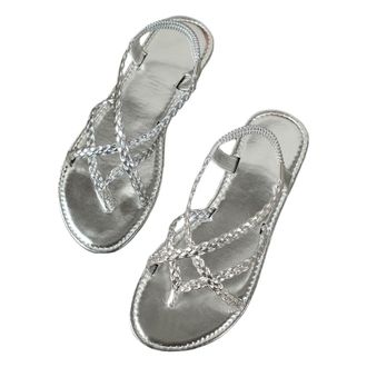 Generic Summer Sandals Women Flat Sandals Strappy Dressy Ankle Strap Casual Summer Sandal for Beach Soft Breathable Insole And Non Slip Rubber Outsole Slipper