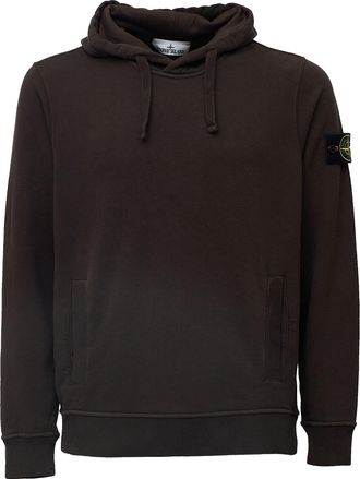 Stone Island Organic Cotton Hooded Sweatshirt