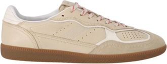 Alohas Tb. 490 Rife Grain Cream Leren Sneakers - Dames - Sneakers - Beige - 39 EU - Leer - Schoenen