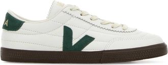 Veja White Leather Panenka Sneakers