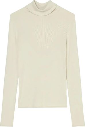 Marc O'Polo Top a coste a collo alto - Toni neutri