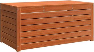 vidaXL Caja de Almacenamiento para Jardín Marrón cera Vidaxl