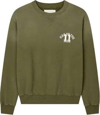 Man On The Boon. logo-detailed sweatshirt - men - Cotton - S - Green
