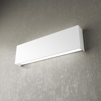 Top-Light Applique Moderna Rettangolare Wally Metallo Bianco 1 Luce 2G11 40Cm