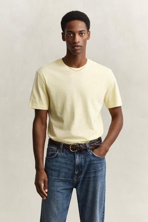 GANT Men Washed T-Shirt (XXXL) VANILLA YELLOW