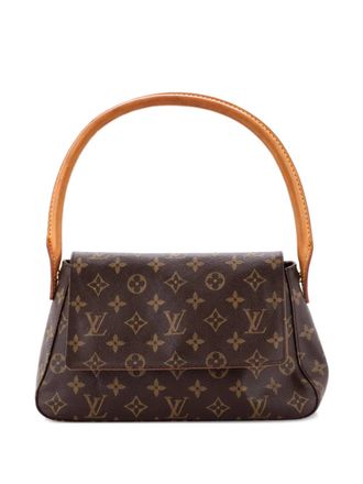 Louis Vuitton Looping Handbag Monogram Canvas Mini satchel - Brown