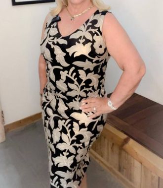 Frank Lyman Design Velvet Cocktail Dress In Black