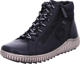 Remonte Veterboots - Dames - Schoenen - Zwart - Maat: 38 EU Leer