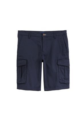 GANT Mens D1 Relaxed Twill Cargo Shorts Marine - Navy Cotton - Size 32 (Waist)