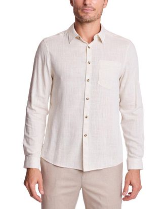 Paisley & Gray Cabo Linen-Blend Shirt