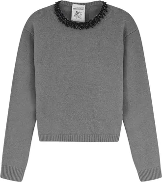 Semicouture Donna, Maglie, Grigio, S, new