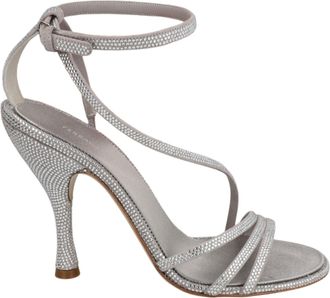 Ferragamo Denise XS Crystal Embellished Heels
