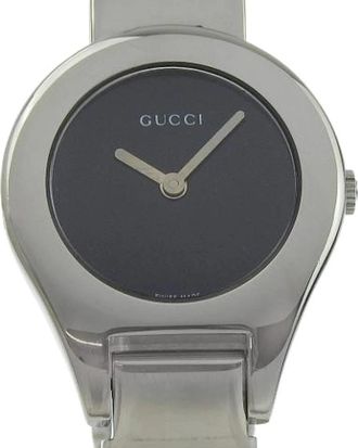 Gucci Pre-owned Stainless Steel Quartz 6700L - Dames - Vintage Horloges - Zwart - ONE Size - Vintage
